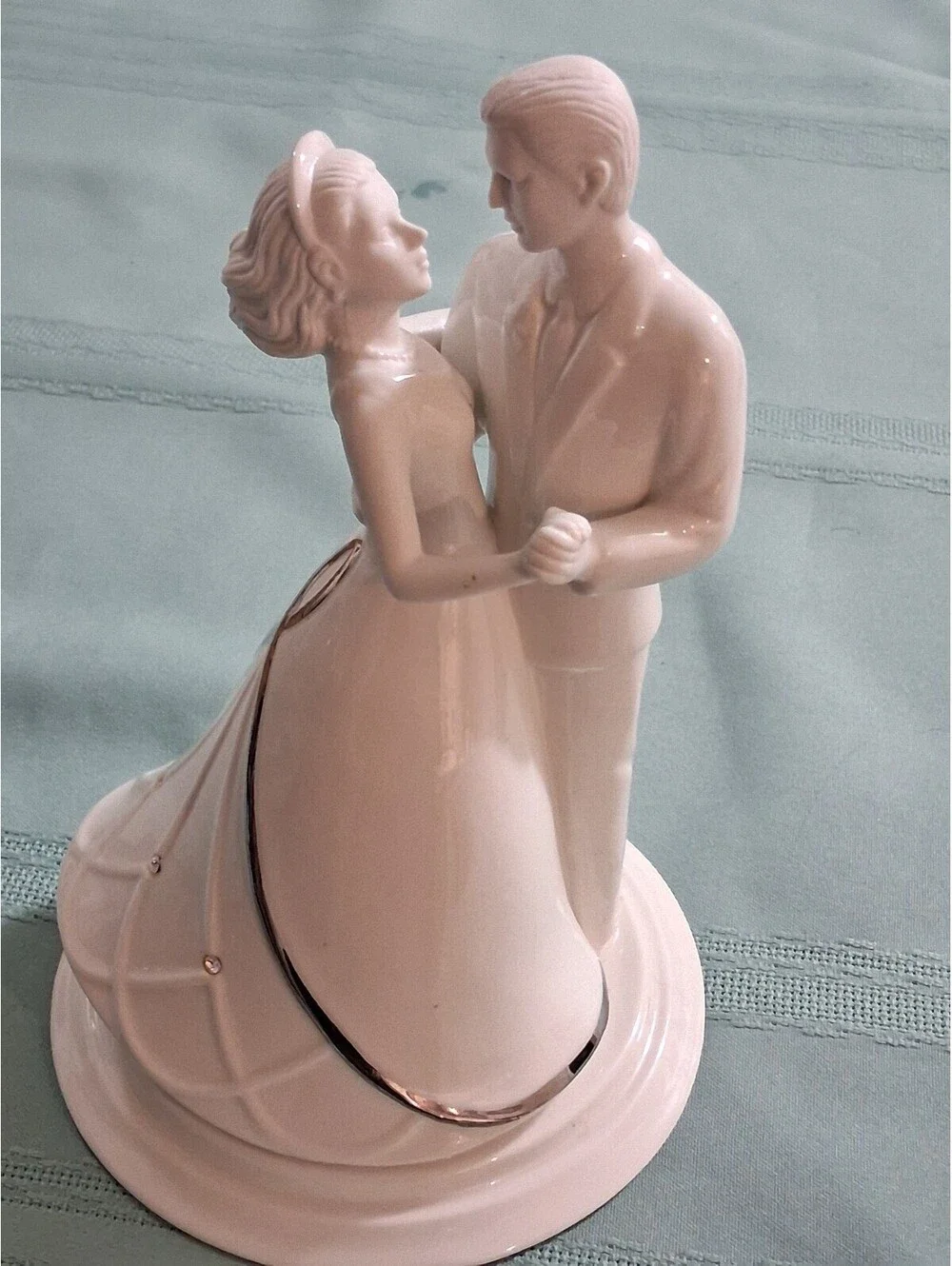 Lenox Bliss Porcelain Wedding Cake Topper 7.5 Inch